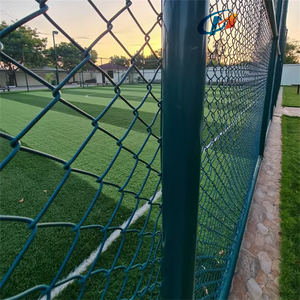 Clôture en treillis métallique galvanisé vert de 3 m de hauteur pour terrains de sport extérieurs, stades, terrains de football et terrains de tennis - Product Image 6