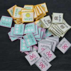 Custom Satin Woven Labels For Women's <b>Clothing</b> Rectangle Polyester Garment Accessories Mytagalongs Brand <b>Tag</b> - Product Image 4