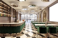 Meubles commerciaux modernes et simples, comptoir de café, meubles de Restaurant, café, Design d'intérieur