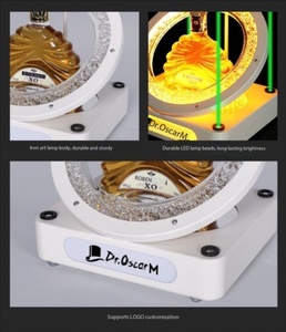 Металлическая светодиодная Подставка для бутылок вина - Product Image 5