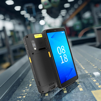 Escáner de Código de Barras PDA Android para Almacén, Lector Móvil Resistente de 6 Pulgadas con Escáner 2D para Inventario
