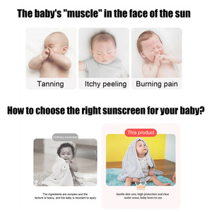 OEM Niños Sun UV Protection All Natural Skin Oxide Zinc Tinted Mineral Baby Sunscreen para niños - Product Image 4