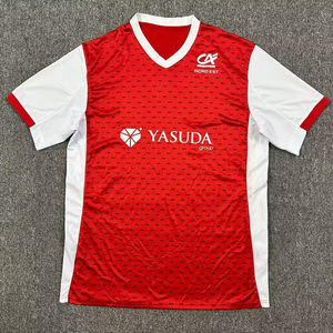 Ropa de Fútbol de Verano Nueva Temporada 2025/26 Stade de Reims Diseño Personalizado Camiseta Local/Visitante Manga Corta Poliéster Secado Rápido - Product Image 1