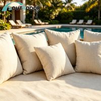 Chaise longue moderne en aluminium et rotin PE SR, écologique, pliable, portable, pour l'extérieur, le bord de la piscine, avec coussins, pour la chambre à coucher, les hôtels