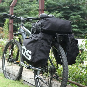 3合1山路自行车架双面后尾座椅Pannier Pack行李箱自行车行李箱包骑行托架 - Product Image 2