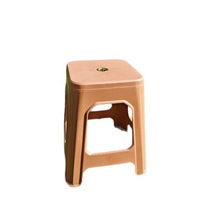 <b>Plastic</b> Square <b>Stool</b> 26x34 Cm Stackable Minimalist Design For Home Outdoor Use Adult Size Thickened PP Material - Product Image 5