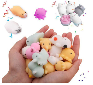Jouets Mochi Squishy Personnalisés en TPR, Animaux Mignons Anti-Stress, Jouets Sensoriels à Presser pour la Réduction de l'Anxiété et le Soulagement du Stress - Product Image 1