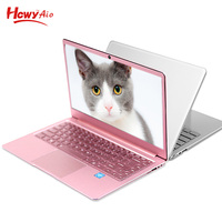 Ordinateur Portable d'Étudiant Haute Qualité, Rose Argenté 14 Pouces 1920*1200 Intel Celeron N5095 à Batterie
