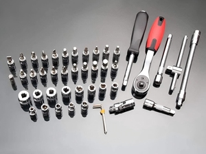 46pcs Combination Mechanic Socket <strong>Wrench</strong> Tool <strong>Set</strong> Hard Case Customizable OEM for Car Motorcycle Bicycle Repair - Product Image 4