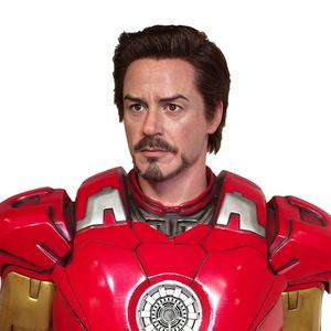 Super-herói Filme Personagens Simulação Homem De Ferro Estátuas em Tamanho Real em Resina Cera Figura Modelo - Product Image 4