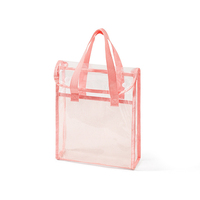 Sac de rangement de papier de test de grande capacité avec logo personnalisé sac d'examen transparent en PVC sac d'examen durable pour fournitures de bureau et documents
