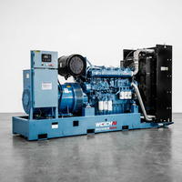 Groupe électrogène Weichai à châssis ouvert 650 kVA 520 kW avec contrôleur Deepsea et alternateur de type Stamford pour utilisation extérieure