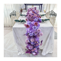 Boule de fleurs artificielle personnalisable pour centre de table de mariage, 40 cm/60 cm/80 cm, décoration de fête et de maison – Grande vente