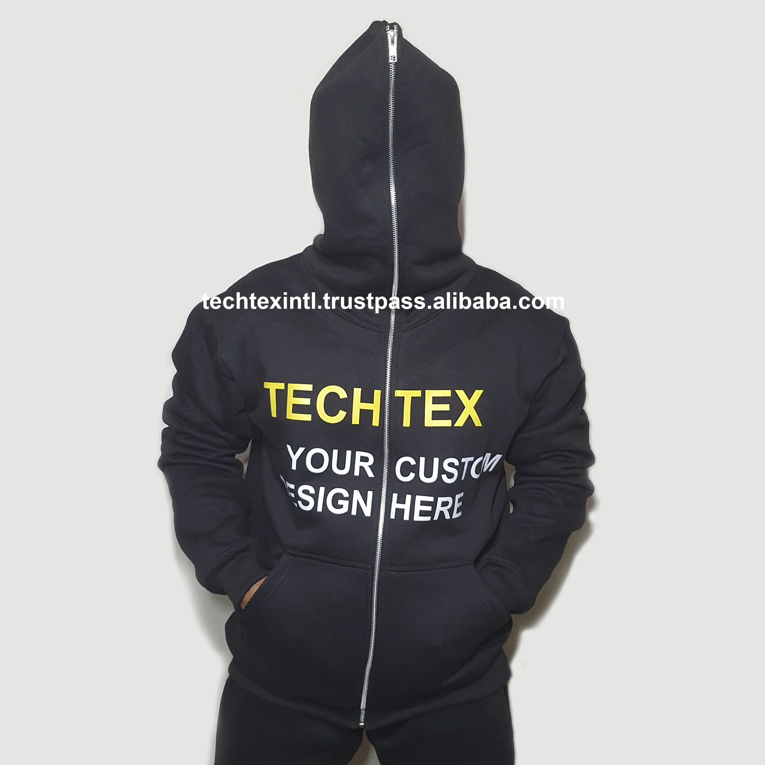 Hot Selling Tech Fleece Custom Full Zip Up Hoodie für Männer