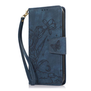 Funda para teléfono Samsung A56, A36, A26, A16, con ranura para tarjetas, tipo flip, magnética, con relieve, de cobertura total y anticaídas. - Product Image 5