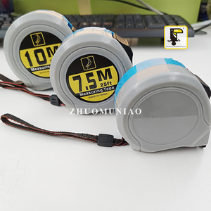 Misura di <span class=keywords><strong>nastro</strong></span> <span class=keywords><strong>professionale</strong></span> da 25 piedi <span class=keywords><strong>nastro</strong></span> di misurazione del misuratore di lunghezza blu grigio con Logo personalizzato - Product Image 3