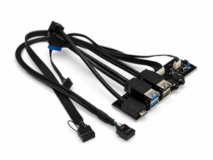 Kabel Hub Kontrol Panel Depan PC USB2.0 HD Audio Tipe-C Fiber+kontrol+cat6+jaringan+lvds+daya+audio+c ke C+usb c Data - Product Image 2