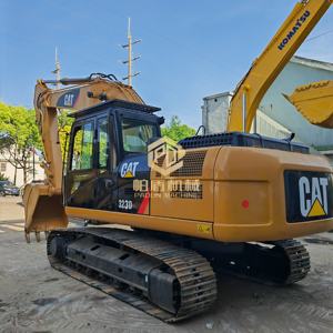 รถขุด CAT323D หนอนผีเสื้อแบบใช้แล้วรถขุด CAT323GX รถขุดตีนตะขาบขนาดใหญ่23TON C7.1เทอร์โบใช้เครื่องจักรสำหรับขุดดิน - Product Image 3
