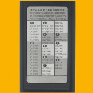 Télécommande universelle infrarouge pour téléviseur Hisense, modèle H907, noir - Product Image 3