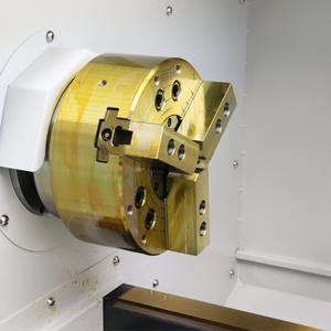 Mesin bubut CNC Horizontal CK6150, dudukan alat listrik stasiun 4/6/8, poros 82mm melalui lubang sistem GSK - Product Image 4