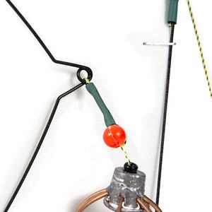 मछली पकड़ने का चारा पिंजरे चारा लालच तांबा जाल टोकरी के साथ फीडर धारक हुक वसंत चारा पिंजरे वसंत लालच हुक के साथ फीडर - Product Image 4