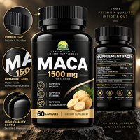 Capsules d'extrait de racine de Maca naturelle pure OEM DOM - Complément alimentaire à base de plantes de qualité alimentaire pour soutenir l'immunité des hommes et des adultes