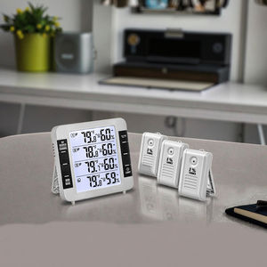 Thermomètre sans fil - Thermomètre intérieur et extérieur avec 3 capteurs, moniteur de température quotidien étanche avec rétroéclairage LCD - Product Image 1