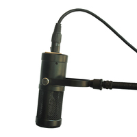 Microphone à condensateur de studio DIY 32 mm avec capsule dorée, support de bureau et kit de suspension pour enregistrement vocal H32