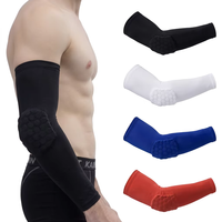 Manchon de compression en nylon personnalisé pour le bras, protège-coude antidérapant à séchage rapide pour le basketball, le football, le tennis, protection extérieure, vente en gros OEM