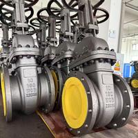 Katup Gerbang Wedge Solid 316/304/CF8/CF8M/Duplex/Hastelloy 6"/8"/10"/12" DN150/DN200/DN250/DN300 Kelas 300 RF