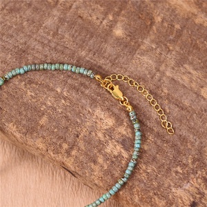 Exquisito <span class=keywords><strong>Collar</strong></span> de Cuentas de Concha Grabadas con Diseño de Flor de Margarita, Gargantilla Boho Simple para Mujer, Joyería al por Mayor - Product Image 5