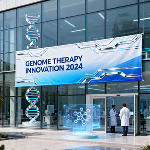 Grande bannière de conférence de 6 pieds, bannière en <span class=keywords><strong>vinyle</strong></span> personnalisée pour salle d'exposition, bannière de conférence pour la promotion des entreprises - Product Image 3