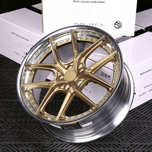 Ruedas Forjadas de Dos Piezas RCSR en Color Personalizado, Aleación 6061-T6, <span class=keywords><strong>PCD</strong></span> 5x130 para <span class=keywords><strong>Porsche</strong></span> <span class=keywords><strong>Macan</strong></span> - Product Image 5