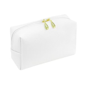Bolsa de Maquillaje con Cierre, Organizador de Cosméticos, Neceser de Viaje, Impermeable, Portátil, Bolsa de Almacenamiento de Belleza, Pequeña, de Cuero PU - Product Image 3