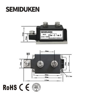 Module de composant de type Techele Scr Thyristor MDC250A MDQ Module d'alimentation à diode pour conversion AC à DC - Product Image 4