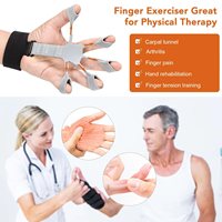 Entrenador de fuerza de muñeca con agarre de 2 piezas, ejercitador y fortalecedor de dedos de manos para terapia de manos, mejora la potencia de tu mano y alivia el dolor