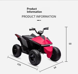 Voiture <span class=keywords><strong>électrique</strong></span> pour enfants <span class=keywords><strong>12V</strong></span> 4 roues motrices, 4 moteurs, <span class=keywords><strong>quad</strong></span> tout-terrain pour enfants, cadeau avec télécommande, alimentée par batterie - Product Image 5