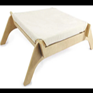 Cama Elevada Clásica y Confortable para Gatos, Hamaca con Estructura Resistente de MDF, Tumbona Elevada de Gamuza Suave para Gatos y Perros - Product Image 2