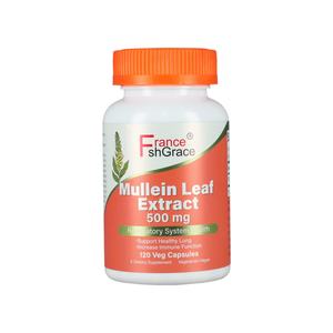 Suplemento de Hoja de Gordolobo de Alta Calidad, Aumenta la Función Inmunitaria, Suplemento de 500 mg, Cápsulas de Extractos de Hoja de Gordolobo - Product Image 1