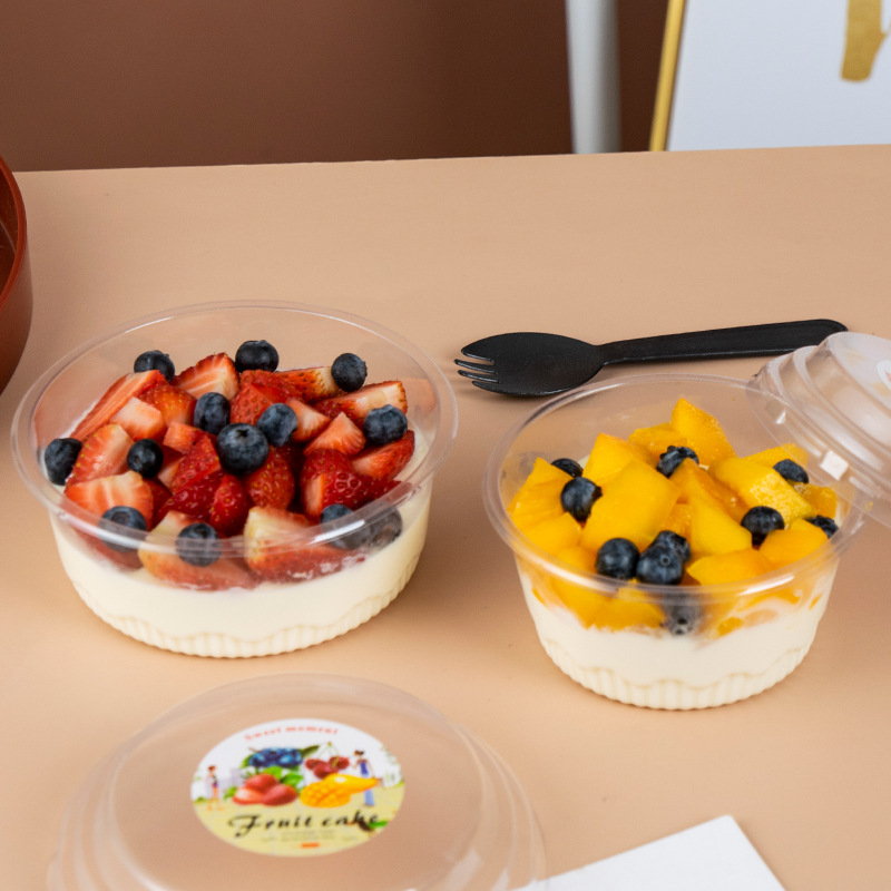 Contenitore Portatorte Trasparente In Plastica Con Manico - Rotondo Con 7 Scomparti Per Cupcake, Per Torte Da 6-8 Pollici, Biscotti E Pane