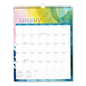 <span class=keywords><strong>Calendrier</strong></span> de bureau de bureau anglais almanach durable de 25 ans <span class=keywords><strong>Calendrier</strong></span> mural de vacances multi-pays de 18 mois <span class=keywords><strong>Calendrier</strong></span> promotionnel - Product Image 5