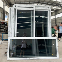 Portes coulissantes intérieures en PVC de haute qualité à double vitrage pour pièce