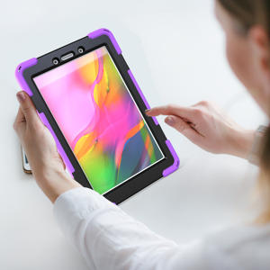 Custodia Robusta Combinata in Silicone e Plastica con Tracolla per <span class=keywords><strong>Samsung</strong></span> <span class=keywords><strong>Galaxy</strong></span> <span class=keywords><strong>Tab</strong></span> <span class=keywords><strong>A</strong></span> 8.0 T290 T295 2019 - Product Image 5