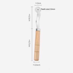 Tessuto di cuoio leggero seghettato ruota di tracciamento per i progetti fatti a mano superficie liscia utensile a mano - Product Image 4