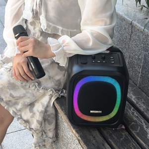 Loa Karaoke Di Động Mosbros Karabass 7K 70W Công Suất Cao Không Dây Loa Ngoài Trời Với 2 Mic Và Đầu Kết Nối Guitar - Product Image 3