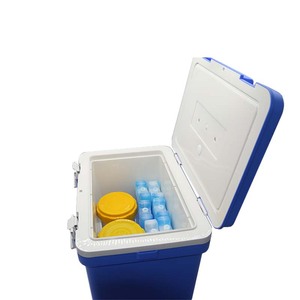 Sıcaklık kontrolü için termometre ile ilaç ve kan için 20L plastik buz soğutma kutusu - Product Image 6