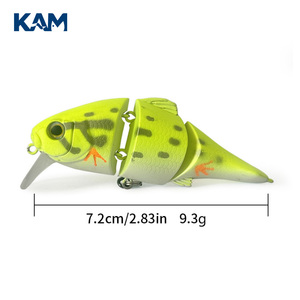 เหยื่อปลอม KAM 9.3 กรัม รุ่น Ghost Stalk แบบหลายท่อน สำหรับน้ำจืด ใช้ได้ทั่วไป ชนิดลอยน้ำ - Product Image 3