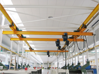 Système de chariot de pont roulant sur rail pour modèles réduits, capacité 1T/2T, composants essentiels du moteur, hauteur de levage 25m, tension 220V-660V