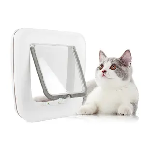 New Designed Pet Flap Interior Door Cat Prevent Mosquitoes Gate Doggie Safety Doors