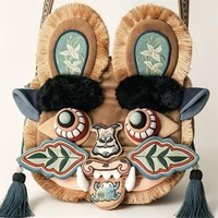 Sac bandoulière en peluche Tigre du Zodiaque pour femme Zeyu, style folklorique chinois, sac à bandoulière brodé, sac en fausse fourrure ODM / OEM